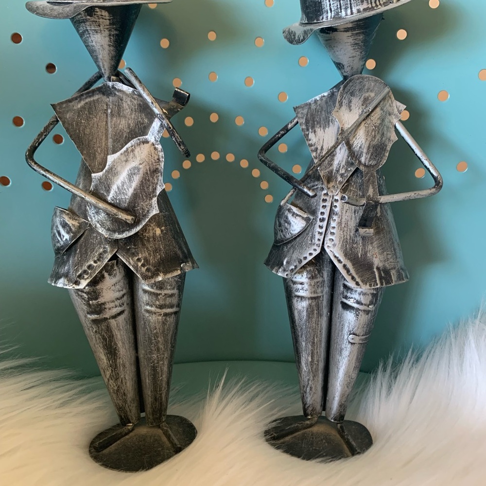 Vintage Style Metal Figurines